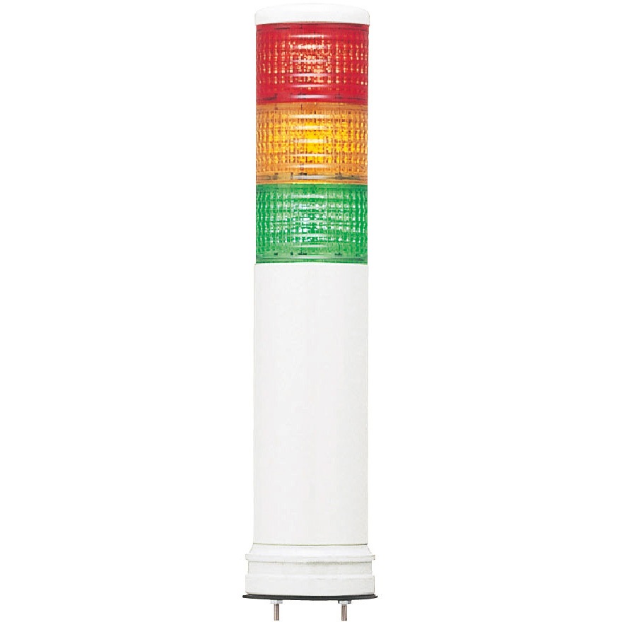 LEMG-24-3-RYG 積層式LED表示灯 Φ40 LOULシリーズ 壁付 アロー(シュナイダーエレクトリック) ロングボディ仕様 3段 赤/黄/緑配列 外径60mm
