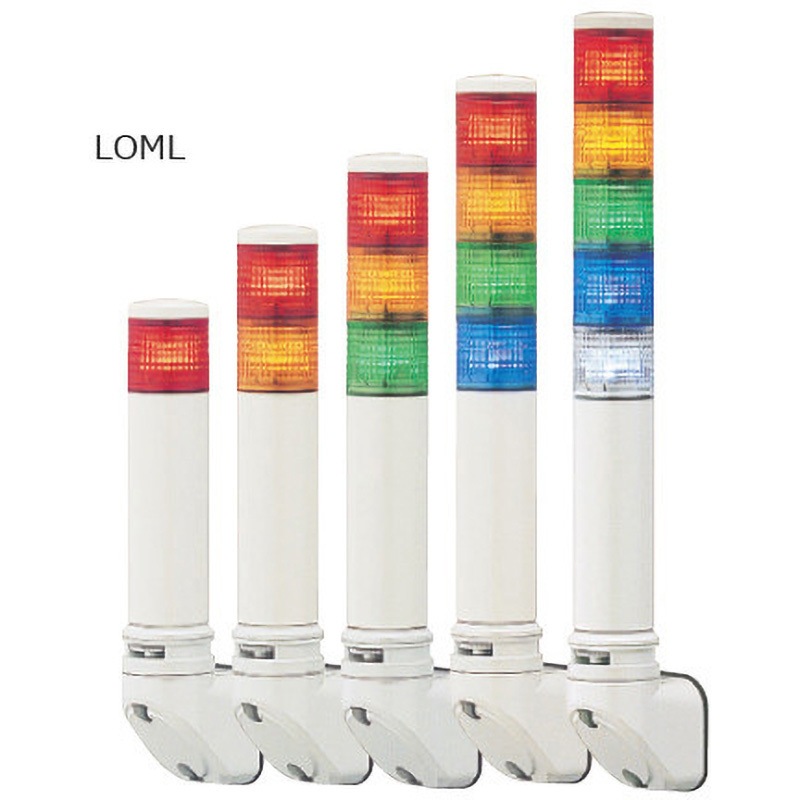 LOML-24-5-RYGBW 積層式LED表示灯 Φ30 AUSGシリーズ 直付 AC