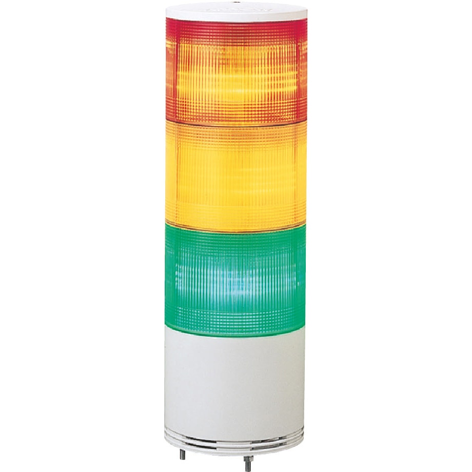 NIKKEI LED積層灯 赤 1段 ポールカプラ22取付 0.67kg VT06C-200T1/P7 LED積層灯Φ66⁄ニコタワー(単色⁄屋外) 日恵製作所 積層信号灯 通販