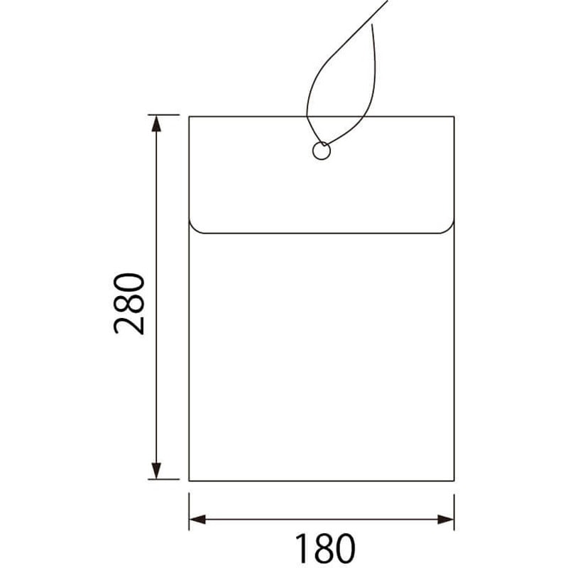 荷札A5 フレコンバック用荷札 A5 HIDAX 透明色
