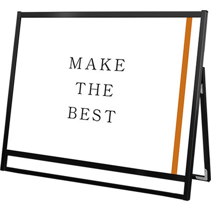 BFOSK-A0YLK ブラックフラットオープンスタンド看板A0横ロウ片面 1台 常磐精工 【通販モノタロウ】