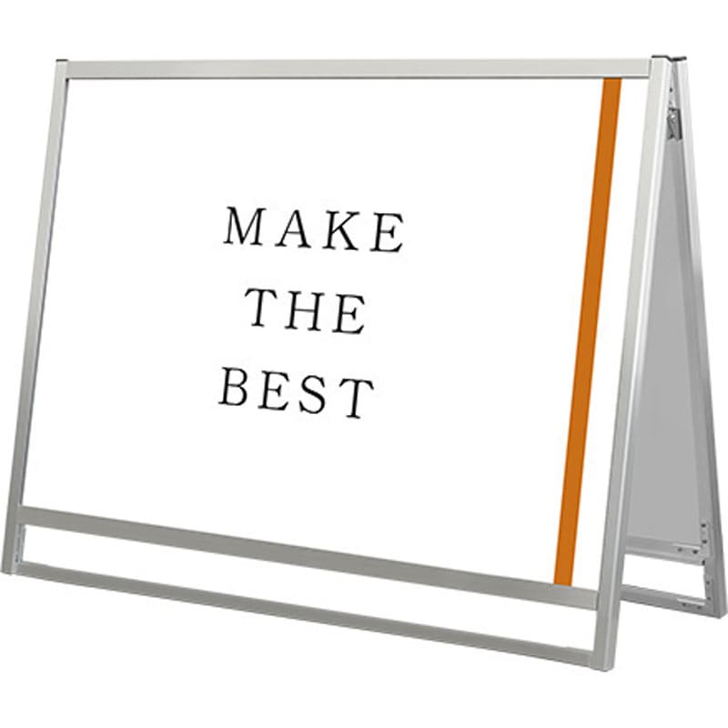 FOSK-A0YLR-3SET フラットオープンスタンド看板A0横ロウ両面 ウエイトアーム・水タンクセット 1台 常磐精工 【通販モノタロウ】