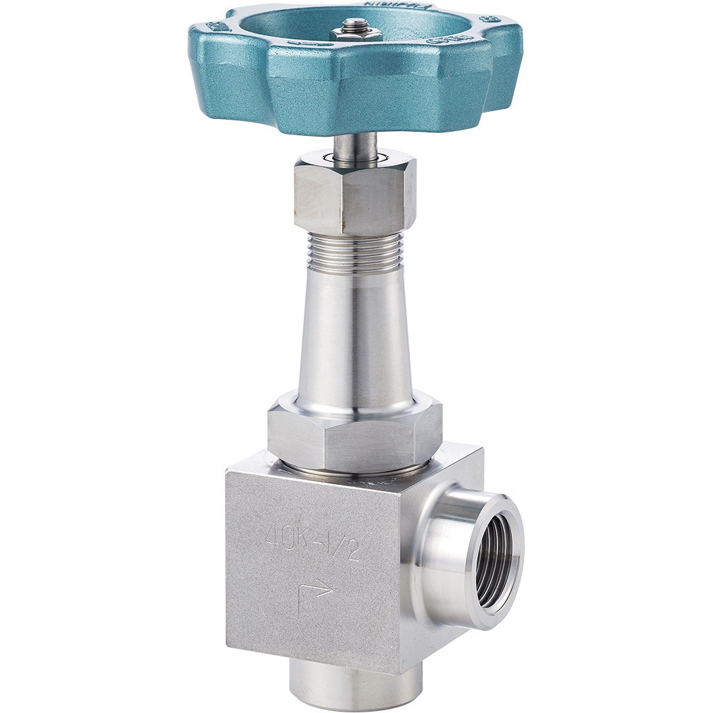 UH-34F ステンレス鋼製ニードルバルブ フジキン アングル 呼び径(B)1  UH-34F