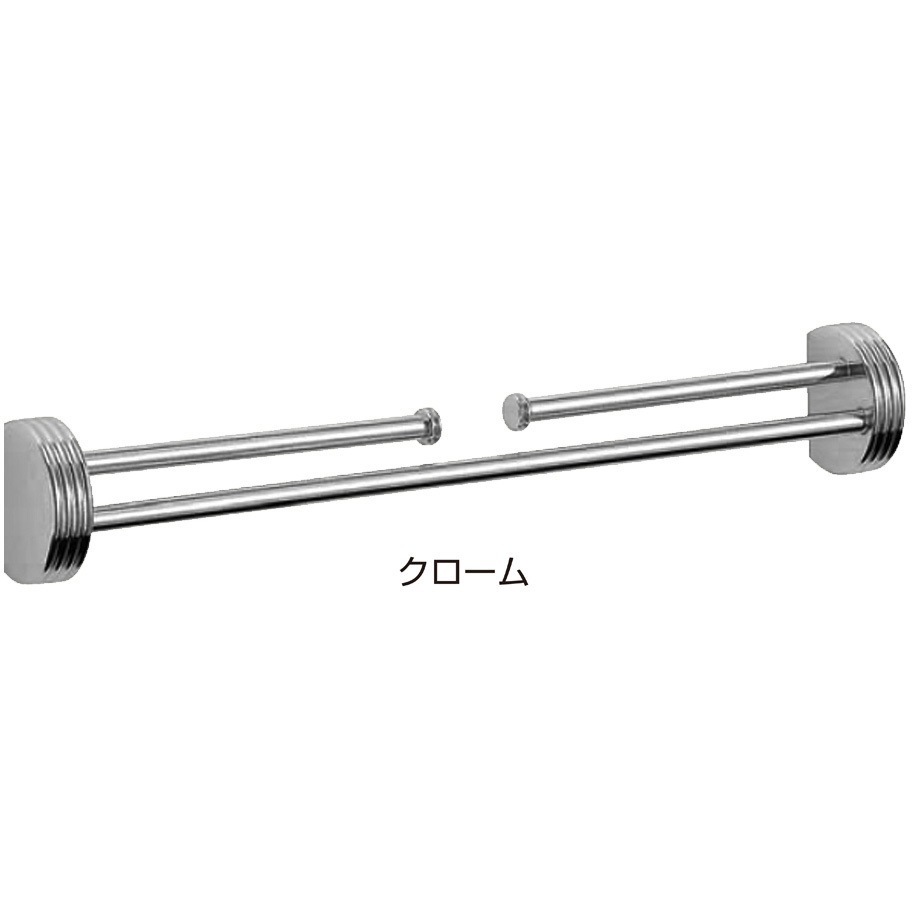 NH-1 ナポリ二段掛棒 NH-1 1本 シロクマ 【通販モノタロウ】