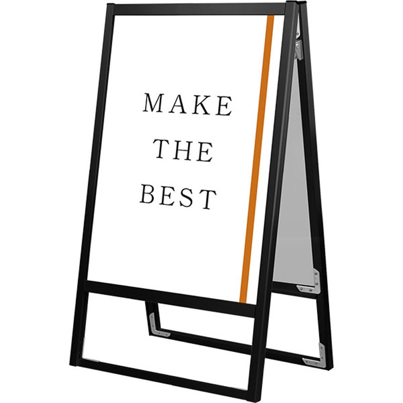 BFOSK-B2R ブラックフラットオープンスタンド看板B2両面 1台 常磐精工 【通販モノタロウ】