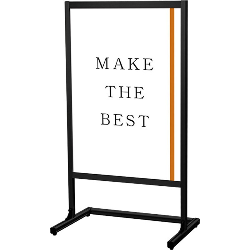 BFOMS-A1K ブラックフラットオープンメッセージスタンドA1片面 1台 常磐精工 【通販モノタロウ】