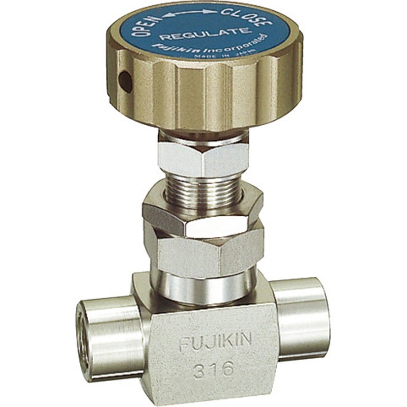 FUE-15B ファインシリーズ ニードルバルブ SUS フジキン 呼び径(B)1/4B
