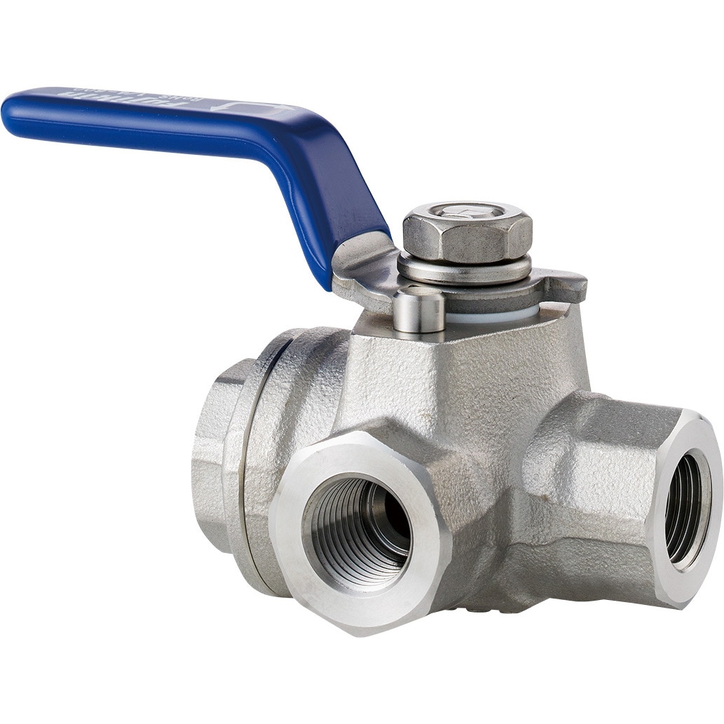 UBVH-14C-R ボールバルブ フジキン 3ポート 管接続口径3/8