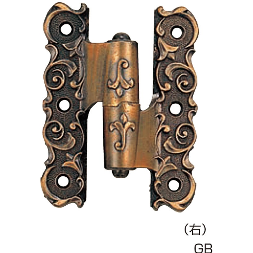 BZ-1 ストップ丁番 BZ-1 1箱(10組) シロクマ 【通販モノタロウ】