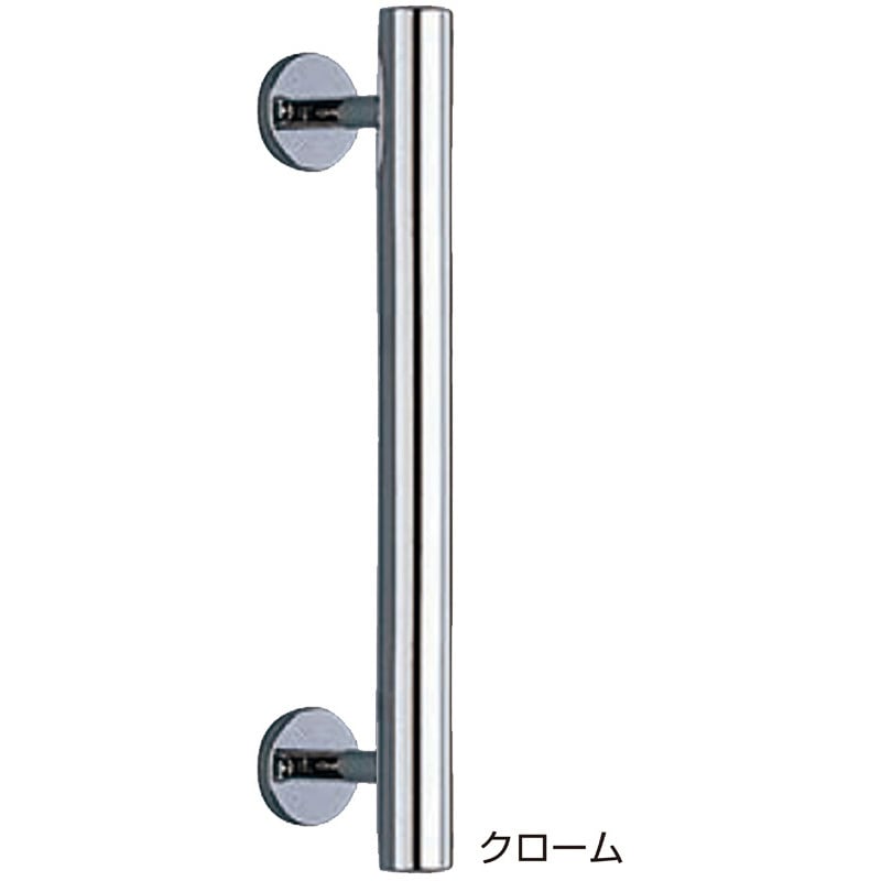 No.68 丸型取手 No.68 シロクマ クローム仕上 高さ48mmサイズ300 1本