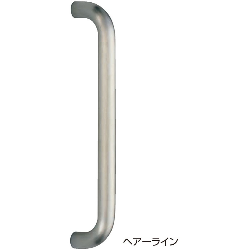 No.175 丸棒取手 No.175 シロクマ ヘアーライン仕上 サイズ270高さ50mm 1組(2本)