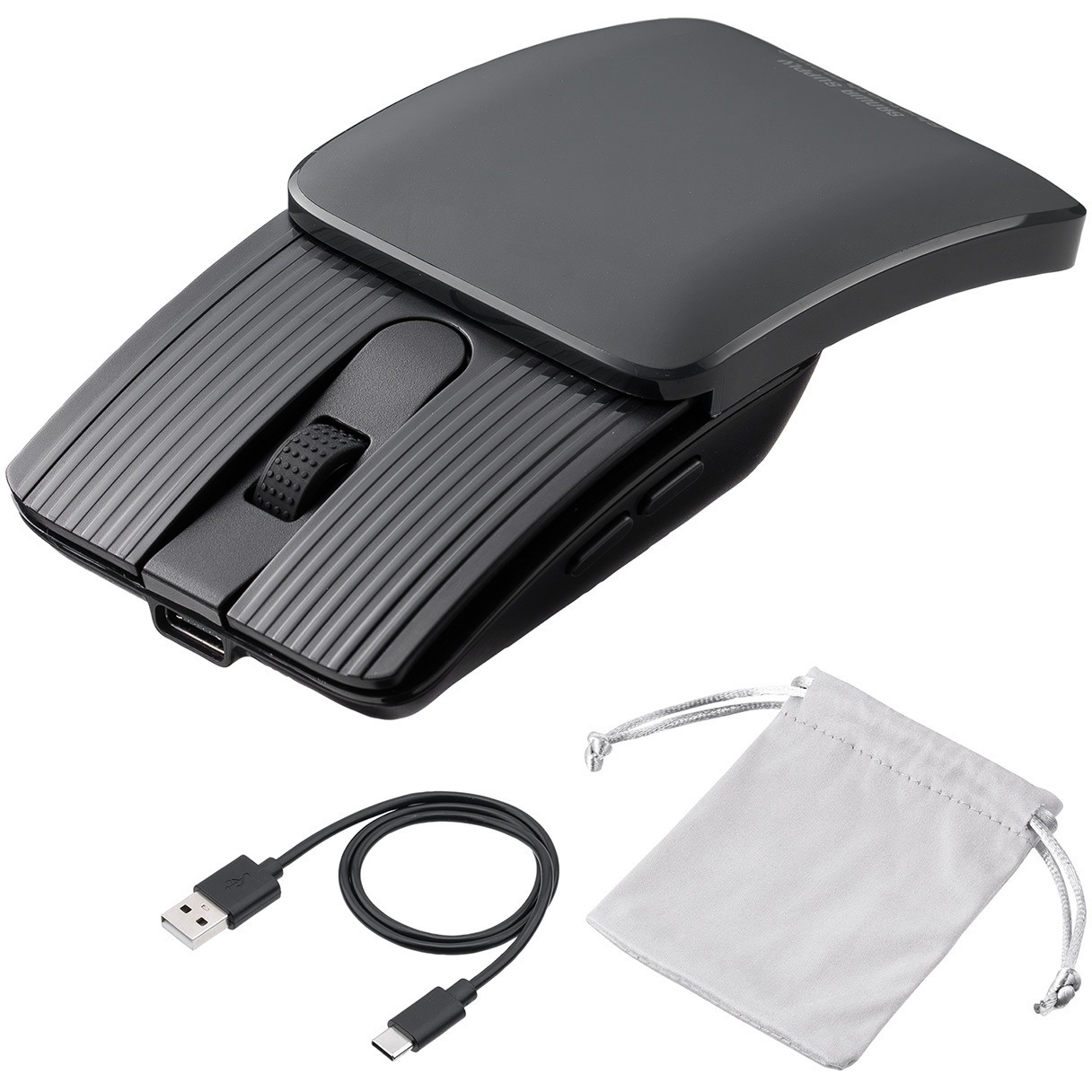 400-MABT206BK ブルーLEDマウス Bluetooth 5.2 静音 1個 サンワ