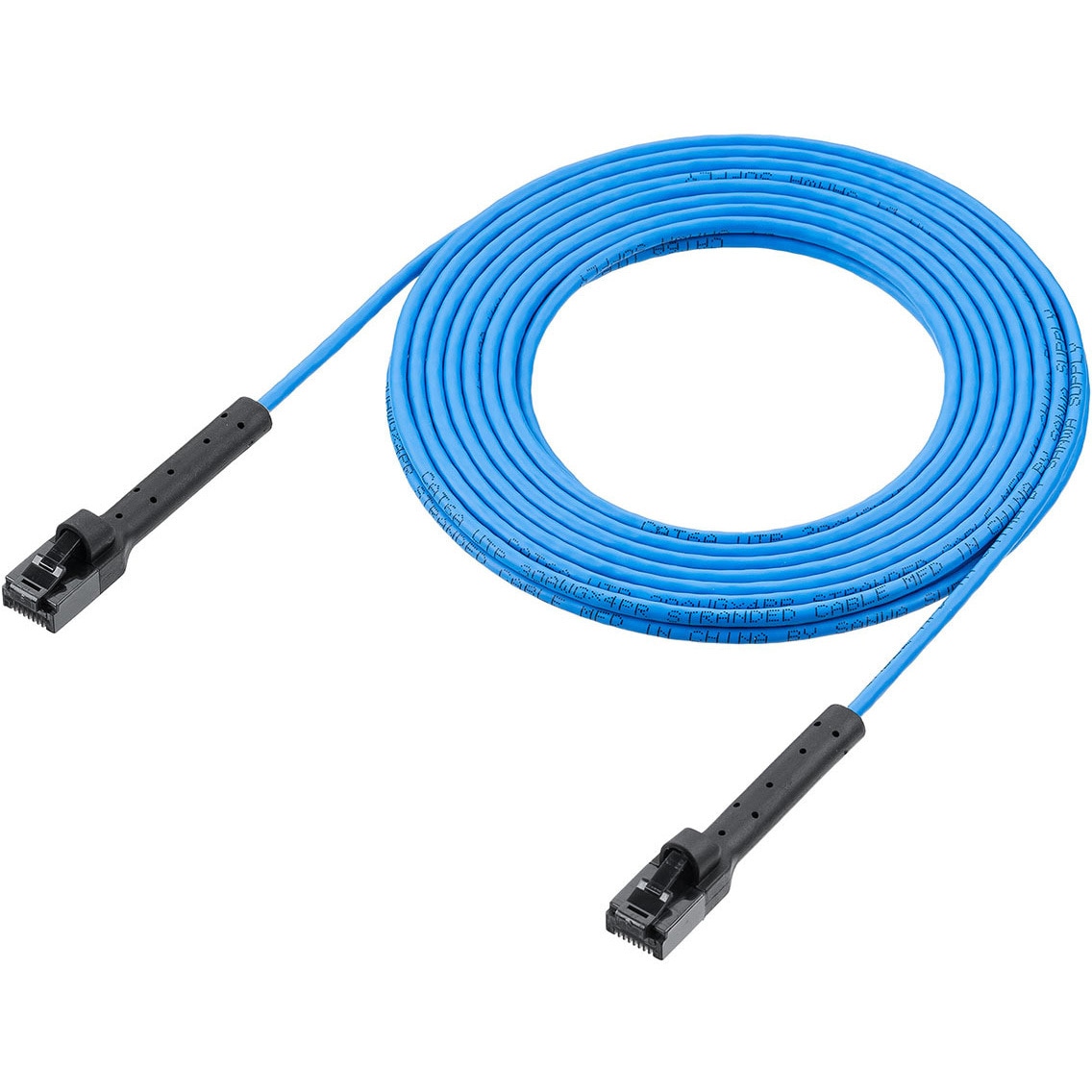 500-LAN6ABE-03BL LANケーブル CAT6A 細径曲げ固定 サンワダイレクト