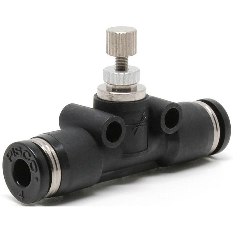 JNMU4 スロットルバルブ ユニオンストレート 1個 PISCO(ピスコ) 【通販