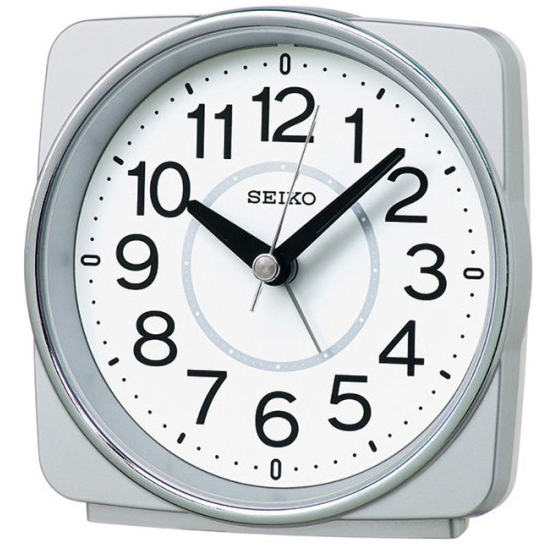 KR335S 角形電波目覚まし時計(電子音アラーム搭載) セイコー(SEIKO