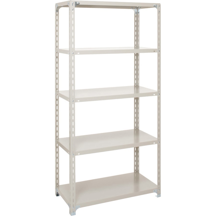 A-5330-5IV 軽量ラック(耐荷重120kg) 瀬戸内スチール(旧:原田鋼業) アイボリー色 5段 高さ1500mm奥行300mm  A-5330-5IV