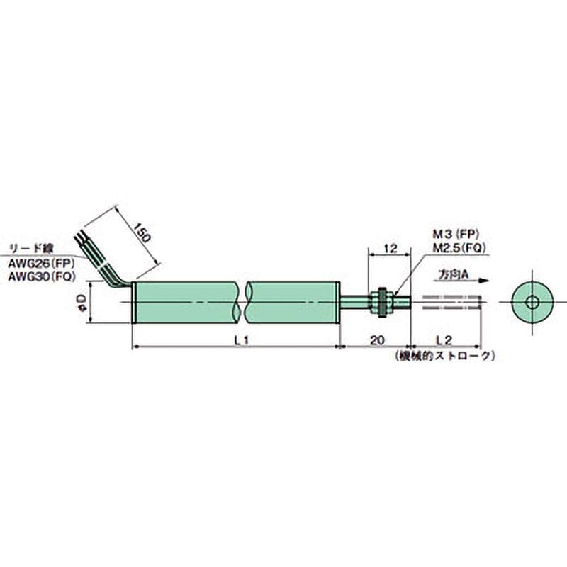 LP-20FP-1K 直線変位センサ LP-FPシリーズ 1個 緑測器 【通販モノタロウ】