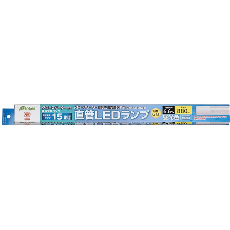 LDF15SS・D/6/8 直管LEDランプ 15W形 オーム電機 口金G13 昼光色