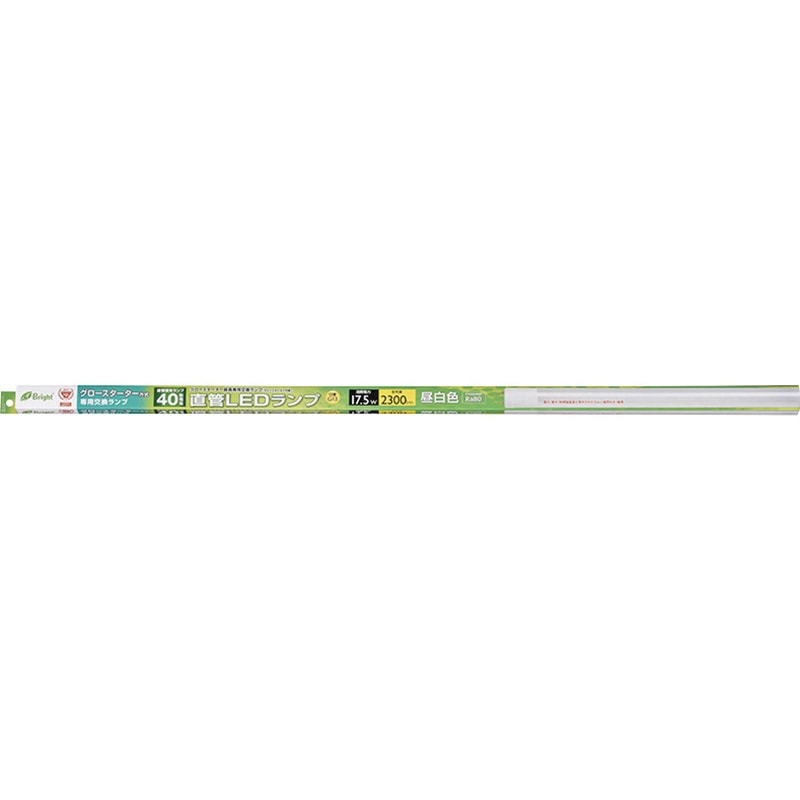 LDF40SS・N/17/23 直管LEDランプ 40W形 オーム電機 口金G13 2300Lm 昼