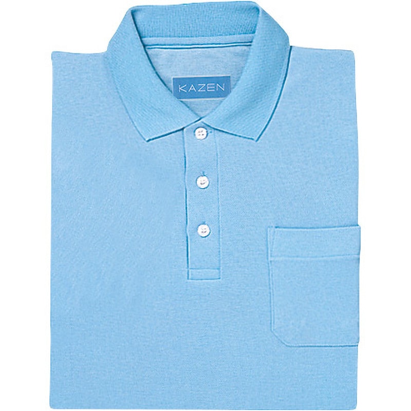 237-21 ポロシャツ半袖 237 KAZEN 男女兼用 綿混トリコット