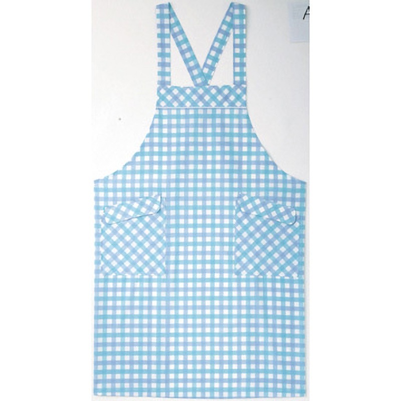 918-71 介護エプロン 918 KAZEN サックス色 サイズM - 【通販