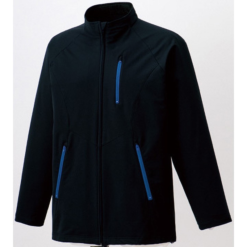 KZN250-15 ストレッチジャケット KZN250 KAZEN 男女兼用 ブラック色 サイズSS