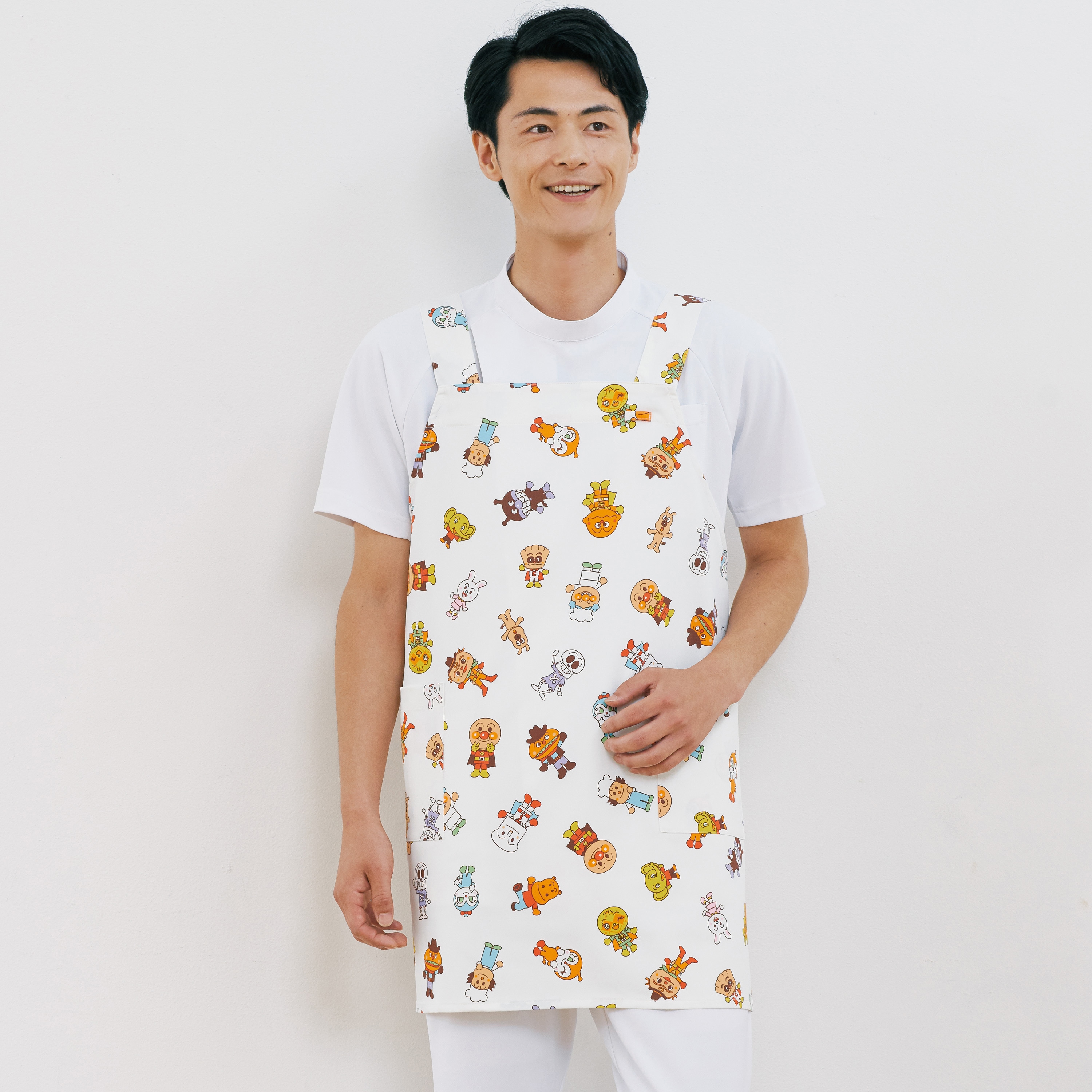 ANP918-40 アンパンマン プリントエプロン ANP918 1枚 KAZEN