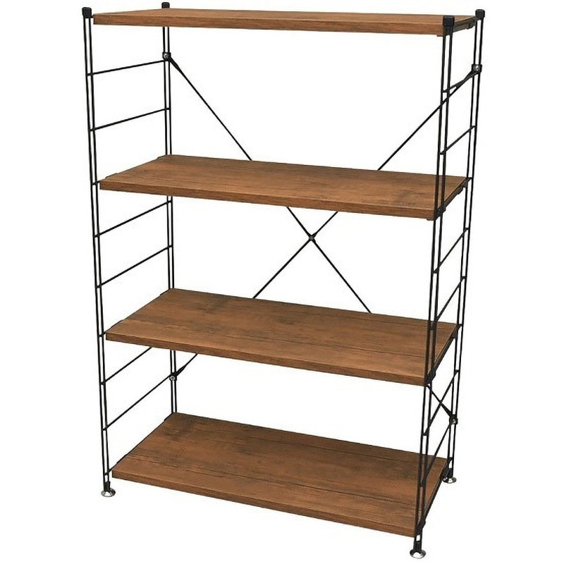 MWS-12844(ABR/SBK) ラック 木製棚板 1台 YAMAZEN(山善) 【通販