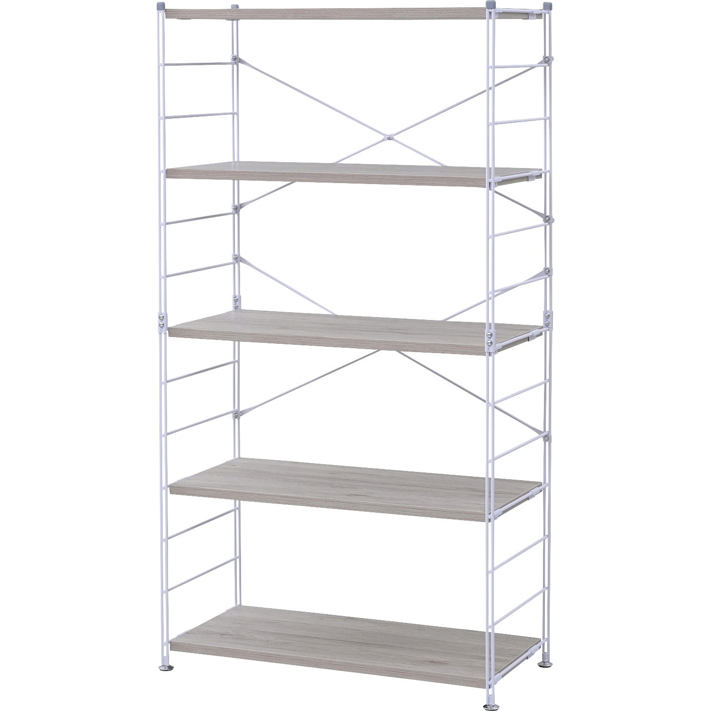 MWS-16845(AIV/SWH) ラック 木製棚板 YAMAZEN(山善) アンティーク