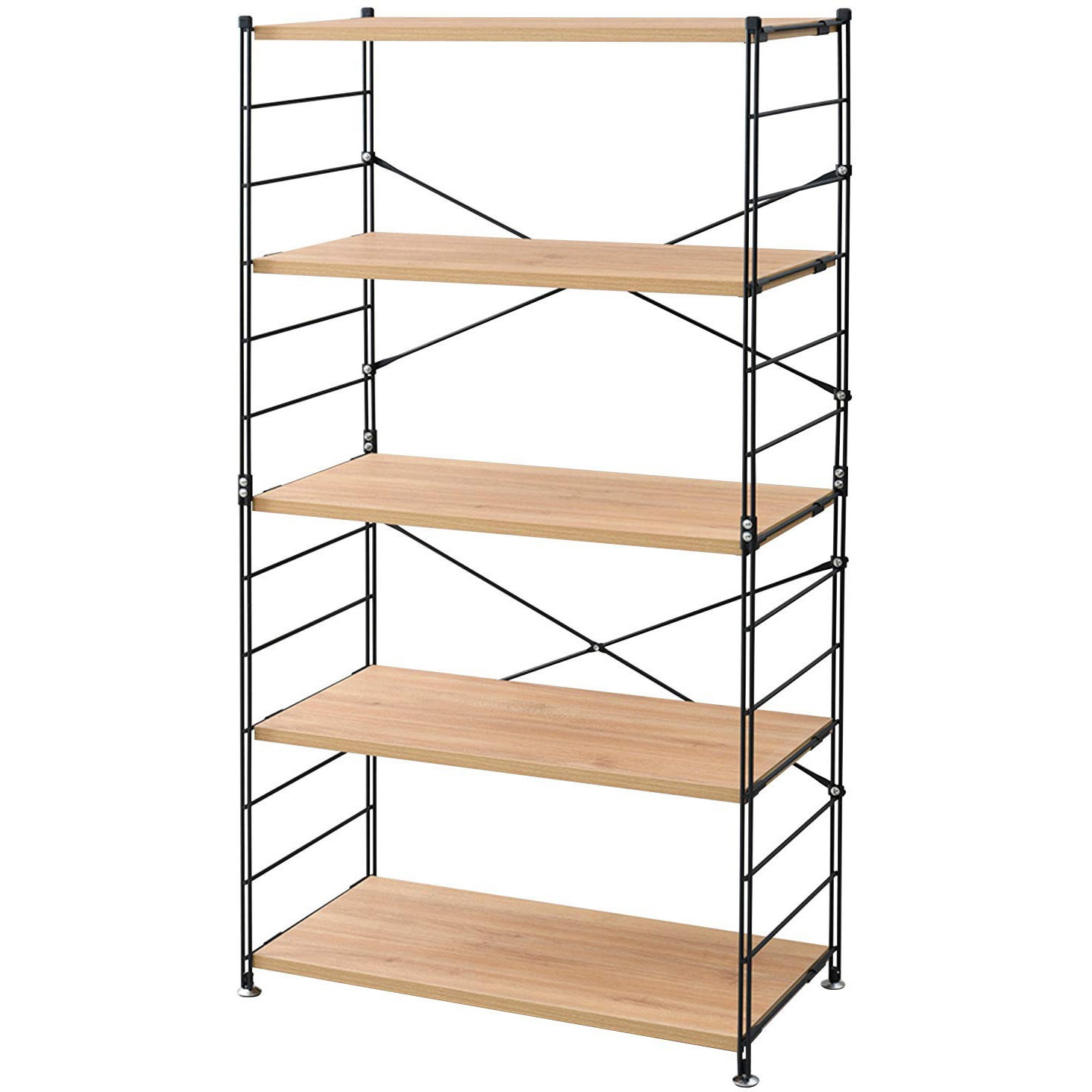 Mws Oak Sbk おしゃれ木製棚板 ワイヤーラック 1台 Yamazen 山善 通販サイトmonotaro