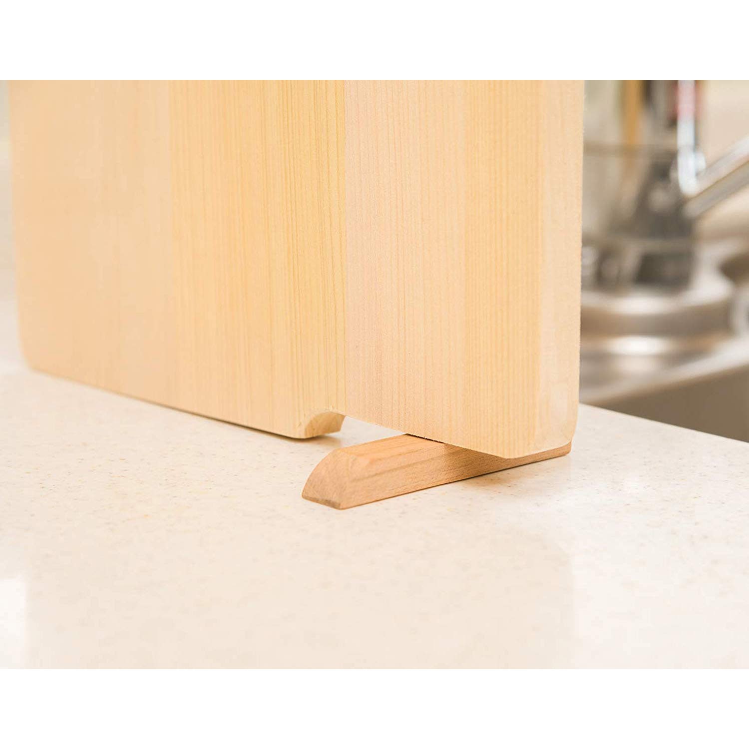 木製まな板 青森ひばのスタンド付きまな板 ウメザワ 寸法32×22cm