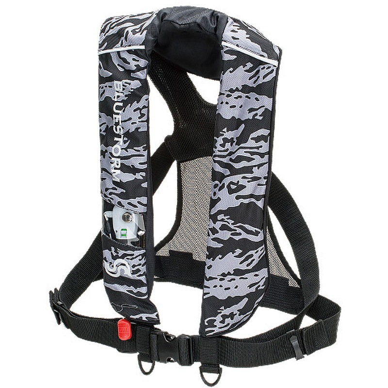 ブルーストーム 膨脹式 ライフジャケット 水感知機能付き BSJ-2220RSE