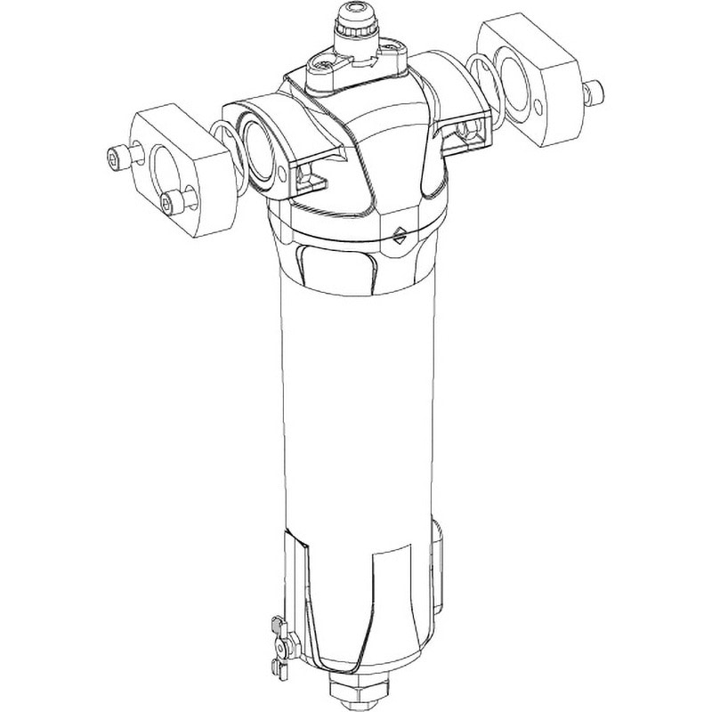 【sisu】 CKD メインラインフィルタ AF5016M-50-L（インラインフィルタ