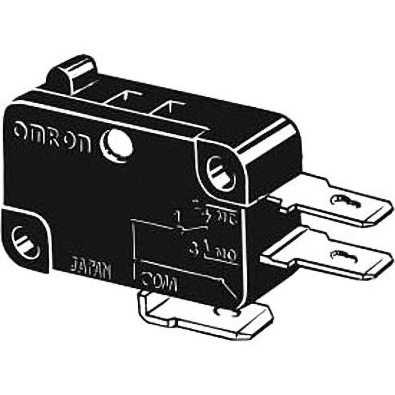 V-15-9A5 小形基本スイッチ V オムロン(omron) ピン押ボタン形 はんだづけ端子 - 【通販モノタロウ】