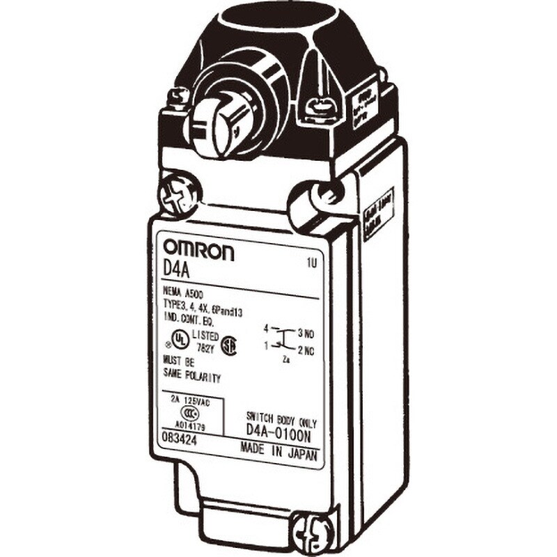 D4A-4507-VN 小型重装備リミットスイッチ D4A-□N 1個 オムロン(omron