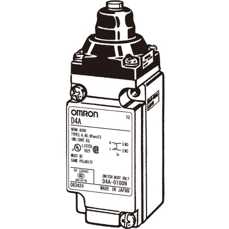 D4A-4509N 小型重装備リミットスイッチ D4A-□N 1個 オムロン(omron
