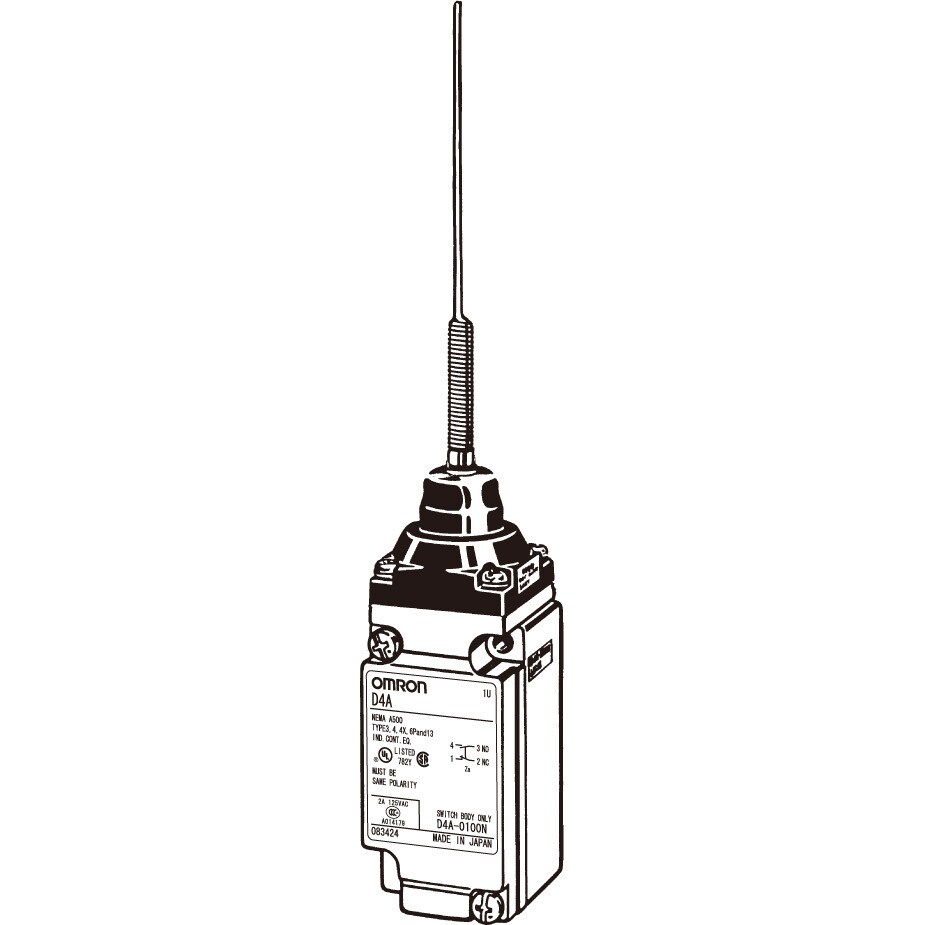 D4A-4515N 小型重装備リミットスイッチ D4A-□N 1個 オムロン(omron