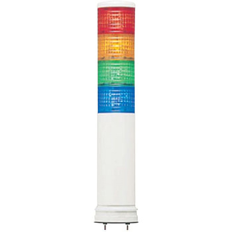 LEUG-100-4 スーパーLEDサインタワー アロー(シュナイダーエレクトリック) 4段 赤/黄/緑/青配列 外径60mm  LEUG-100-4