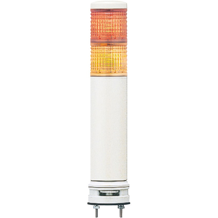 LOUGWB-24W-2RY 積層式LED表示灯 LOUGシリーズ(ブザー付き) アロー(シュナイダーエレクトリック) 直付けタイプ取付 定格電圧AC/DC24V 2段 外径40mm