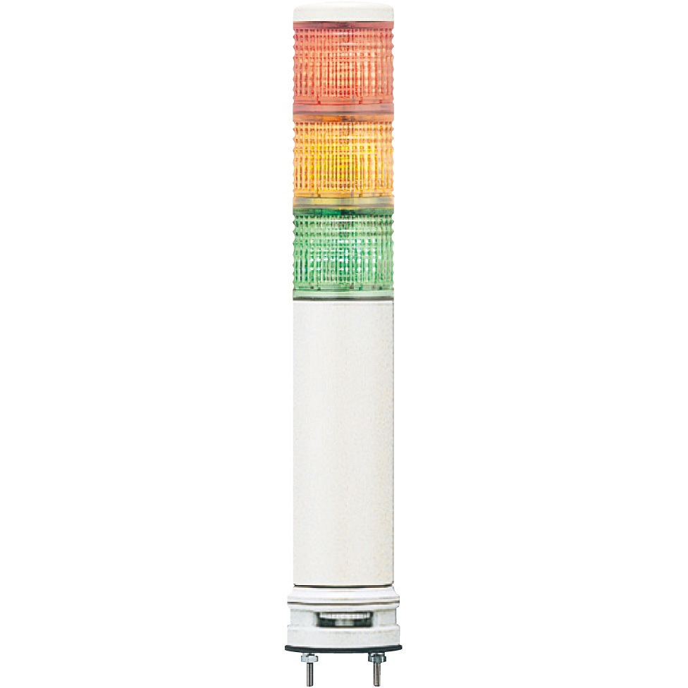 LOUGWB-24W-3 積層式LED表示灯 LOUGシリーズ(ブザー付き) アロー(シュナイダーエレクトリック) 直付けタイプ取付 定格電圧AC/DC24V 3段 外径40mm