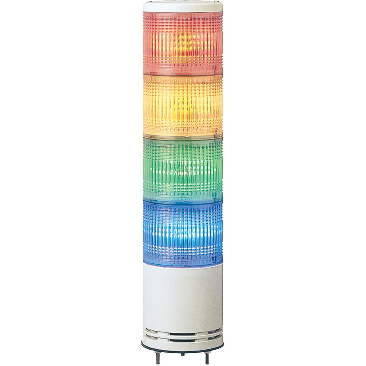 UTL-100W-4 大型積層式LEDタワーライト アロー(シュナイダーエレクトリック) 4段 赤/黄/緑/青配列 外径100mm