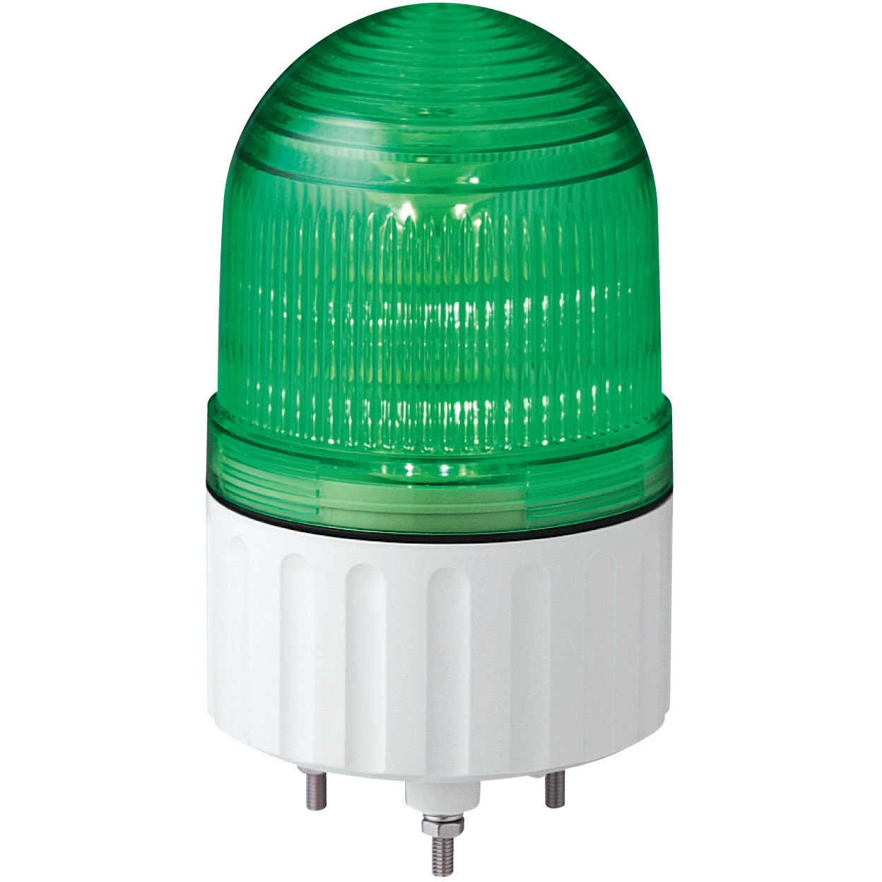 超小型LED表示灯 弾頭形 AC200V 発光色:緑 寸法Φ84×86mm 1個