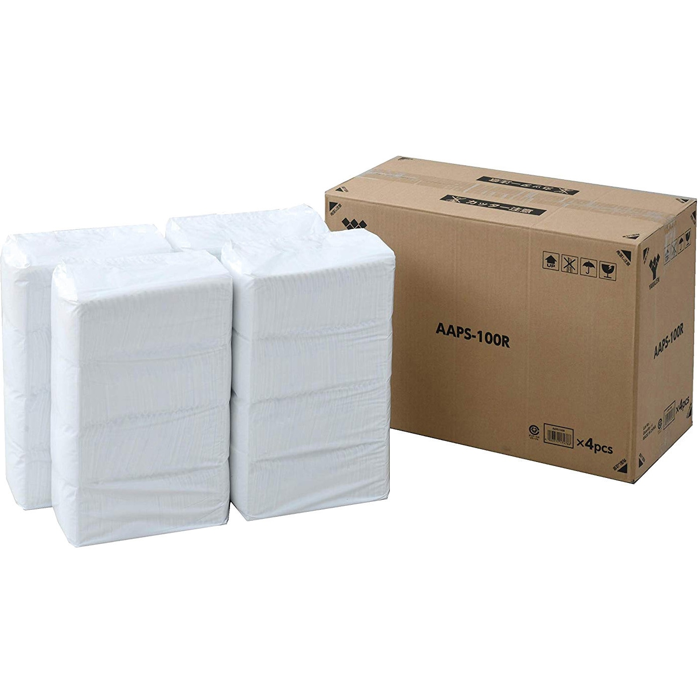 AAPS-100R×4 お徳用使い捨て 厚型ペットシーツ YAMAZEN(山善) レギュラーサイズ 1箱(100枚×4袋)