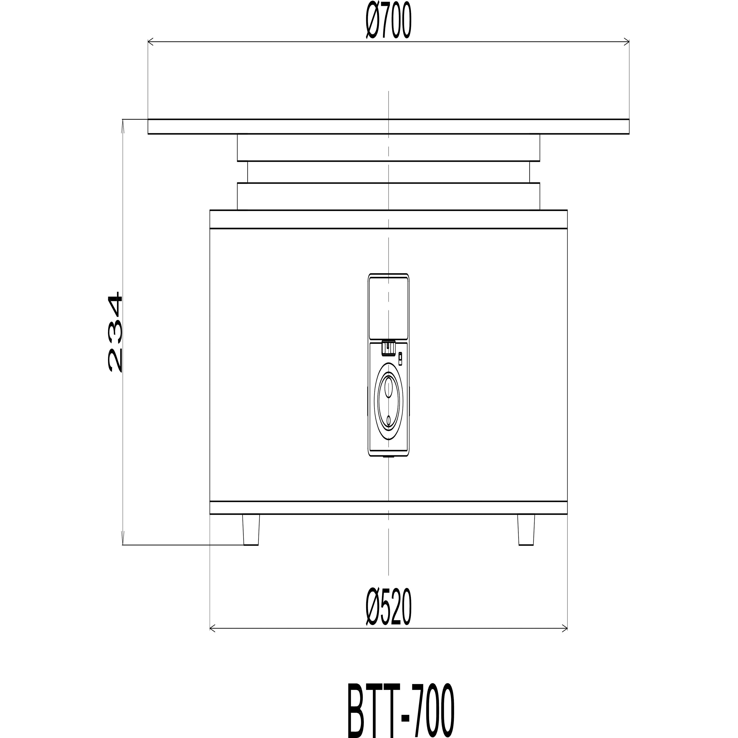 電動式ターンテーブル BTT ハヤノ産業 机上ディスプレイ用テーブル