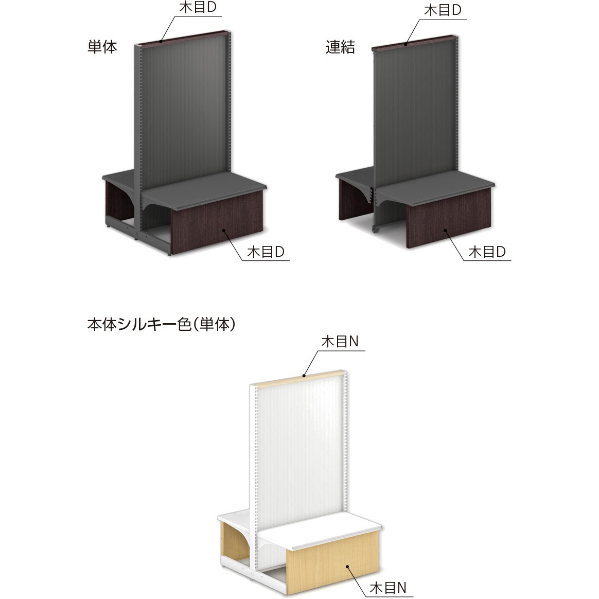 515-93 パン什器EWL両面ボード 単体 中日販売 間口93cm高さ150cm奥行き95cm