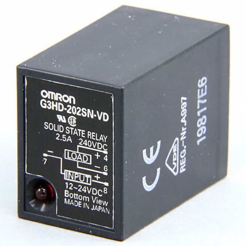 G3HD-202SN-VD-DC12-24V ソリッドステート・リレー G3HD 1個 オムロン(omron) 【通販モノタロウ】