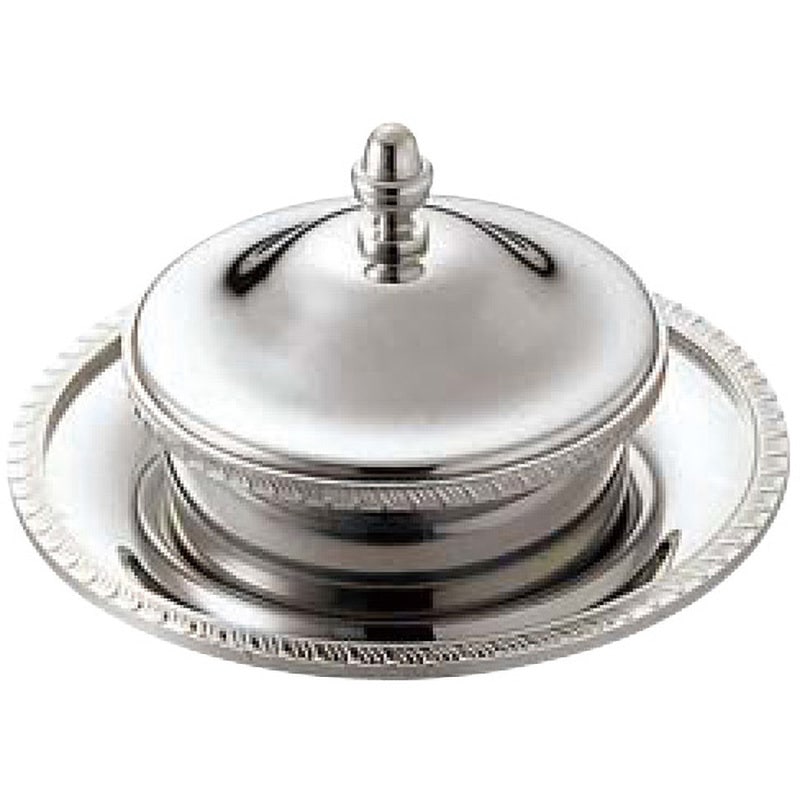 菊渕 UK 18-8バターディッシュ 1個 YUKIWA(ユキワ/三宝産業) 【通販モノタロウ】