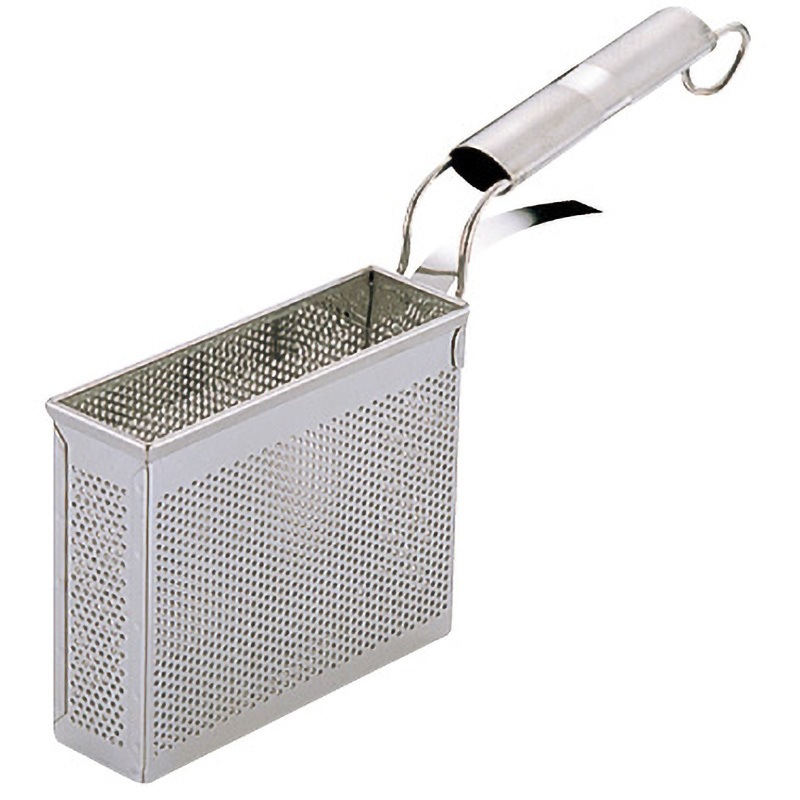 UK18-8パンチング 冷凍麺てぼ パイプ柄 1個 YUKIWA(ユキワ/三宝産業) 【通販モノタロウ】