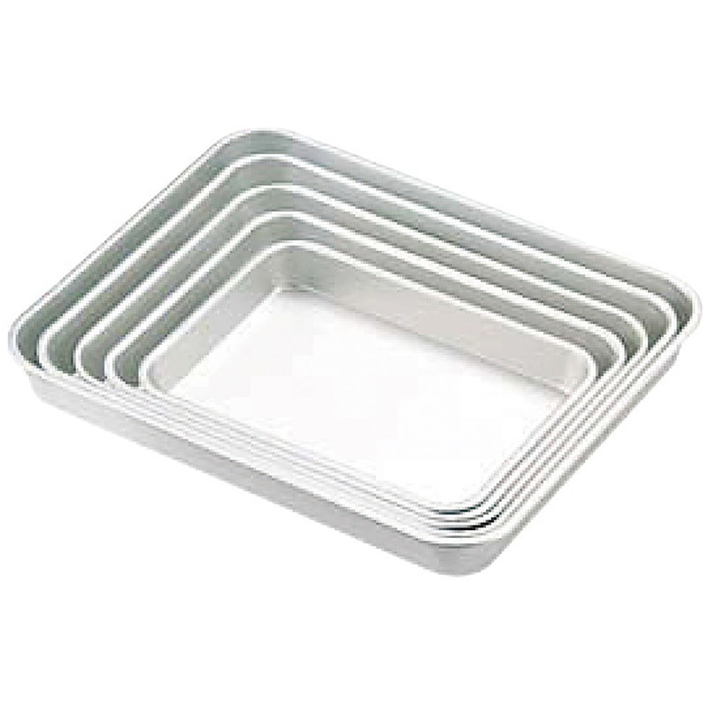 アルマイト N型 浅バット 16号 0303600 調理バット(手付き