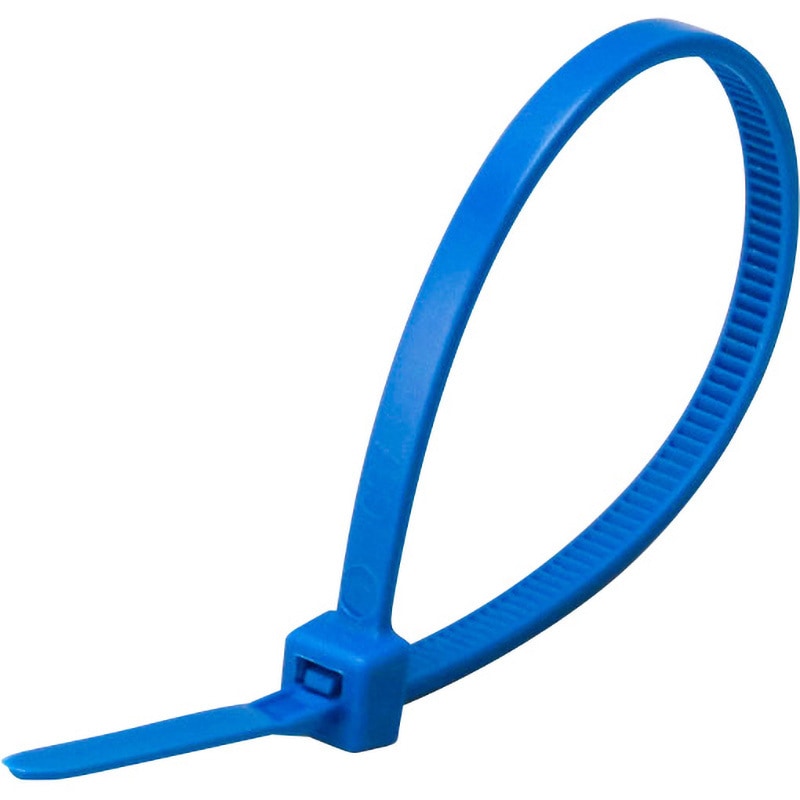 ケーブルタイ ふっ素樹脂製 モノタロウ 青色 結束径35mm 1袋(100本